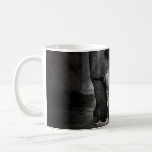 Running Rhinoceros: portret van wilde dieren. Koffiemok