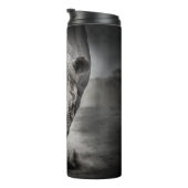 Running Rhinoceros: portret van wilde dieren. Thermosbeker (Geroteerd rechts)