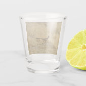 Running Roadrunner Shot Glass Glas (Achterkant)