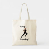 Running Runner Sportcoach Tote Bag (Achterkant)