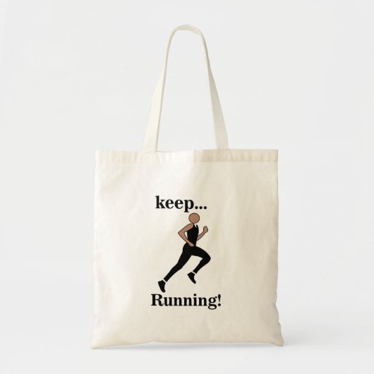 Running Runner Sportcoach Tote Bag (Voorkant)