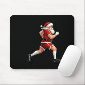 Running Santa Christmas Graphic Runner Run Maratho Muismat (Met muis)