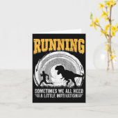 Running Sometimes We All Need A Little Motivation  Kaart (Gele Bloem)