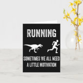 Running Sometimes We All Need A Little Motivation  Kaart (Gele Bloem)