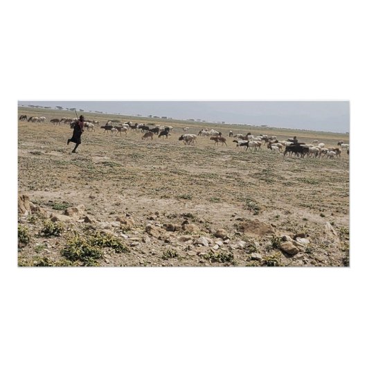 Running the Serengeti Perfect Poster (Voorkant)