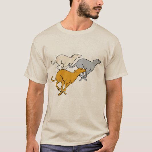 Running three t-shirt (Voorkant)