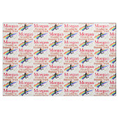 RUNNING TRACK GEPERSONALISEERDE STOF (Fat Quarter)