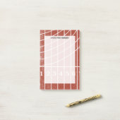 Running Track Pad voor hardlopers en coaches Post-it® Notes (Op bureau)