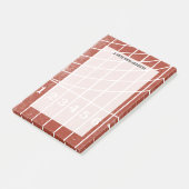 Running Track Pad voor hardlopers en coaches Post-it® Notes (Schuin)
