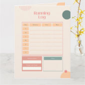  running tracker + voortgang kaart (Gele Bloem)