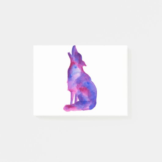 Running with the wolves post-it® notes (Voorkant)