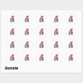 Runny Bunny Ronde Sticker (Vel)