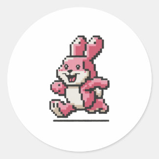 Runny Bunny Ronde Sticker