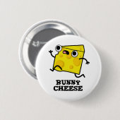 Runny Cheese Funny Food Pun Ronde Button 5,7 Cm (Voorkant /achterkant)