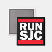 runSJCblk Magnet (Recto/Verso)