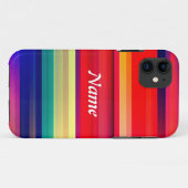 Runway Rainbow personaliseert naam of Initialen Case-Mate iPhone Case (Achterkant (horizontaal))