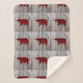 ruodland barn wood red buffalo plaid bear (Devant)