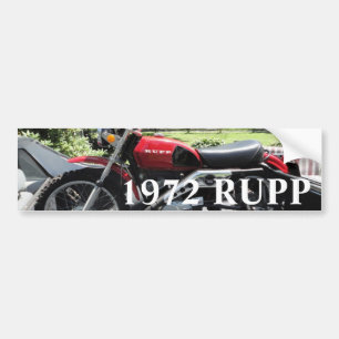 Rupp-motorfiets 1972 bumpersticker