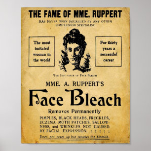 Rupperts Face Bleach Print