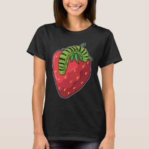 Rups aardbei t-shirt