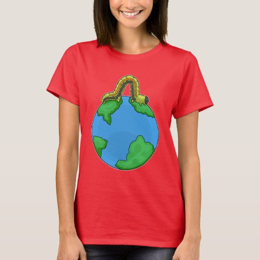 Rups Aarde T-shirt (Voorkant)