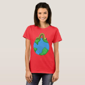 Rups Aarde T-shirt (Voorkant volledig)
