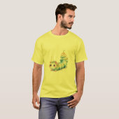 Rups kunstembleem t-shirt (Voorkant volledig)