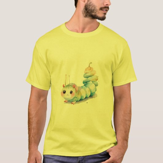 Rups kunstembleem t-shirt (Voorkant)