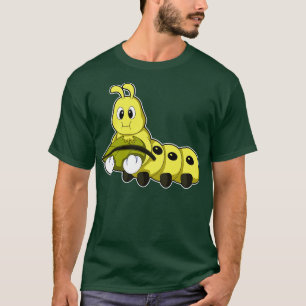 Rups met blad 7 t-shirt