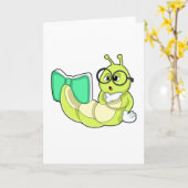 Rups met boek kaart (Gele Bloem)