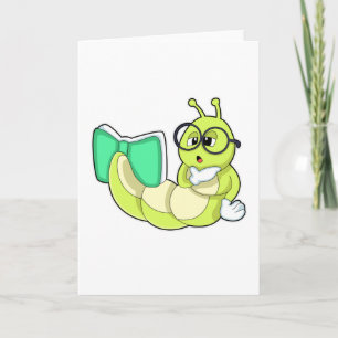 Rups met boek kaart
