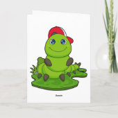 Rups met dopje kaart (Achterkant)