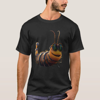 Rups Met Zonnebril Grappige Lieve Rups T-shirt
