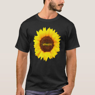Rups Voor Vrouwen Mannen Vlinder Zonnebloem Liefde T-shirt