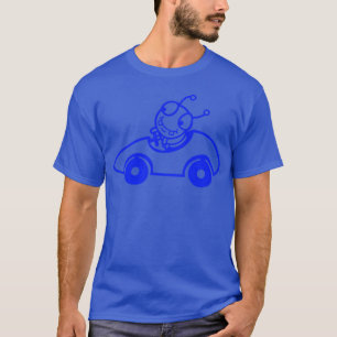 Rups Worm Raceauto Snel Rijden Gelukkig Ec  T-shirt
