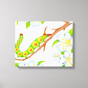 rupsbloesems canvas afdruk