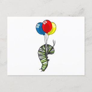 Rupsenballon Briefkaart