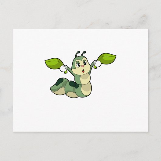 Rupsenbladeren Briefkaart (Voorkant)