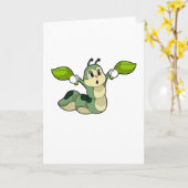 Rupsenbladeren Kaart (Gele Bloem)