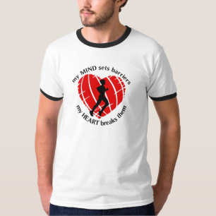 RUPTURE DU T-SHIRT DE SONNERIE DE COUREUR DE