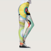 Rupydetequila bloemillustratie leggings (Rechts)