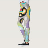 Rupydetequila bloemillustratie leggings (Links)