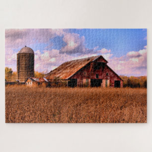 Rural America Barn Scene Legpuzzel