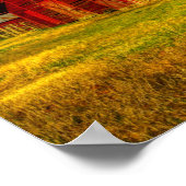 Rural America Red Barn Poster (Hoek)