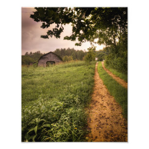 Rural Americana North Carolina Foto Afdruk