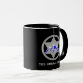 Rural Badge Mug Black Handle (Devant droit)