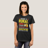 Rural Carriers Postal Worker  Mailman Mail Lady T-shirt (Voorkant volledig)