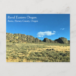 Rural Harney County, Burns, Oregon Canvas Po Briefkaart
