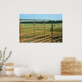 Rural Hay Field Print (Keuken)