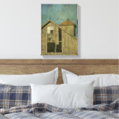 Rural Iowa Barn 5 Canvas Afdruk (Insitu (Slaapkamer))